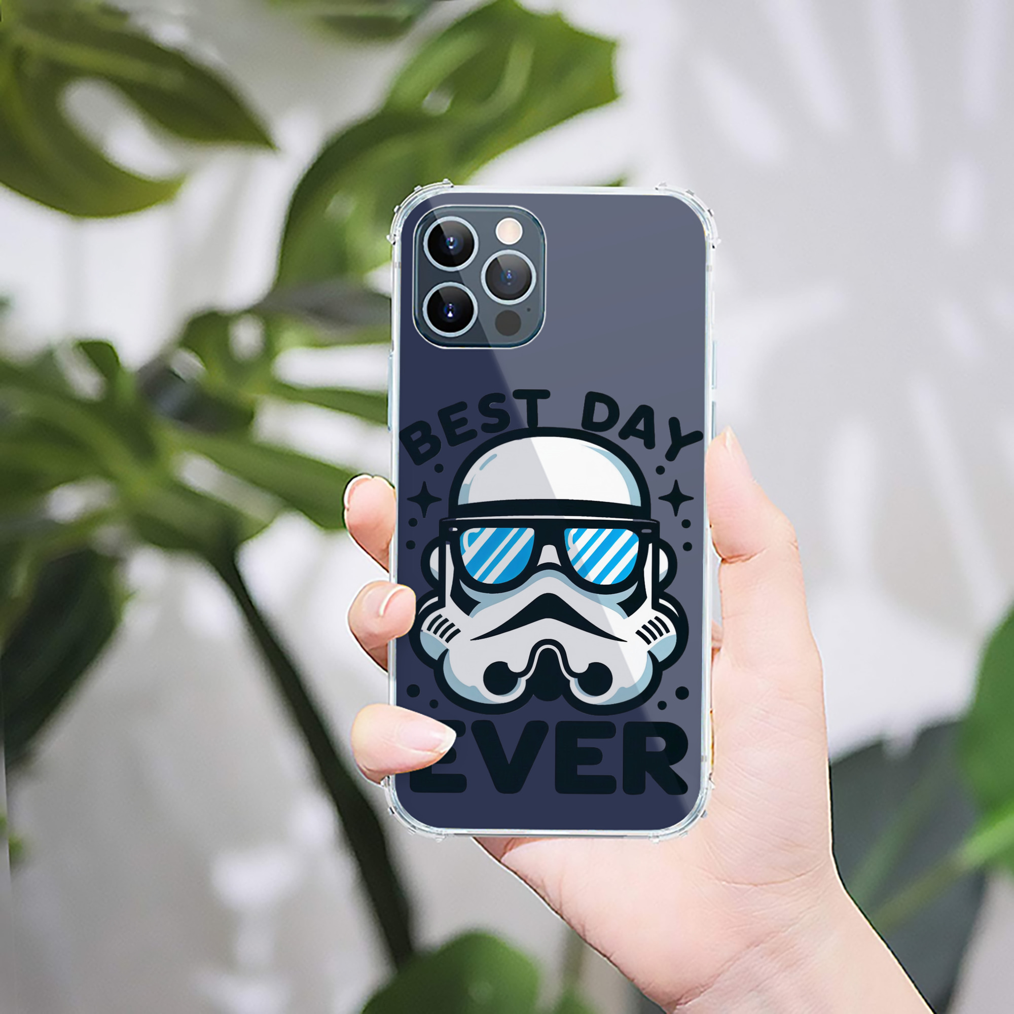 （画像用） スター・ウォーズ Star Wars 【iPhone 12シリーズ対応】透明スマホケース（クリアソフトケース）